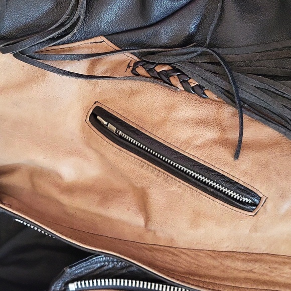 vinatge cowgirl style fringe leather jacket - Picture 6 of 9